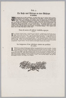 KG 01106
          <br/>
          Fabels (12 bladen en verklarende tekst)
          <br/>
          <em>Ridinger, Martin Elias (ca. 1730-1780)</em>